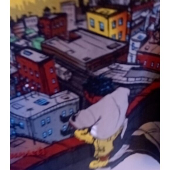 Vintage Reynolds Perry RP55 JNS Co Streetwear Polyester Button Up Shirt XXL Y2K - Picture 12 of 13